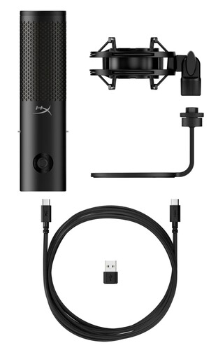 Купить Микрофон HyperX QuadCast 2 S черный  5609184. Характеристики, отзывы и цены в Донецке