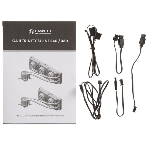 Купить Система охлаждения LIAN LI GALAHAD II TRINITY 360 черная  5430709. Характеристики, отзывы и цены в Донецке