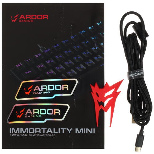 Купить Клавиатура проводная ARDOR GAMING Immortality mini [AG-FL-IM68Red-B]  5068380. Характеристики, отзывы и цены в Донецке