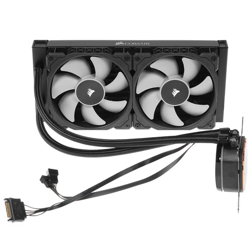 Купить Система охлаждения Corsair iCUE H100i RGB PRO XT черная  5609932. Характеристики, отзывы и цены в Донецке
