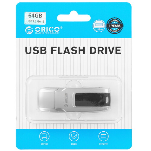Купить Память USB Flash 64 ГБ Orico U3-C  5468215. Характеристики, отзывы и цены в Донецке