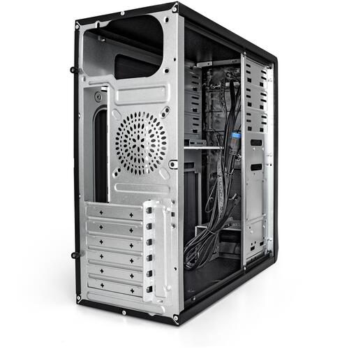 Купить Корпус ExeGate CP-603-CP500 [EX278393RUS] черный  8188040. Характеристики, отзывы и цены в Донецке