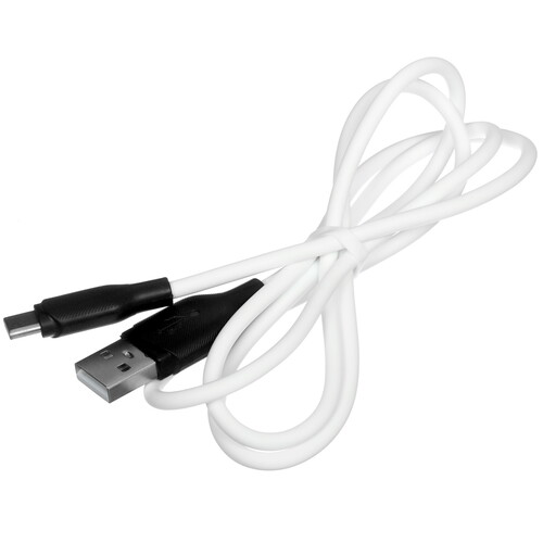 Купить Кабель круглый Borofone USB Type-C - USB 2.0 Type-A белый 1 м  5475012. Характеристики, отзывы и цены в Донецке