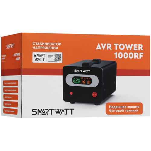 Купить Стабилизатор напряжения SMARTWATT AVR TOWER 1000RF  9098943. Характеристики, отзывы и цены в Донецке
