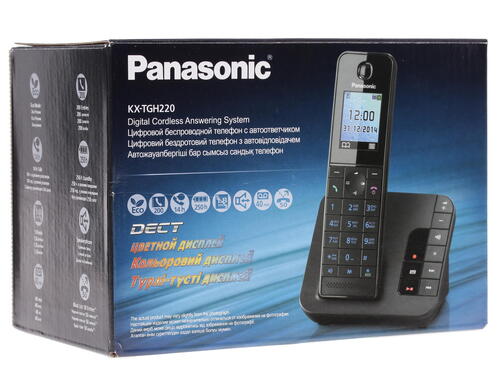 Купить Телефон беспроводной (DECT) Panasonic KX-TGH220RUB  6731830. Характеристики, отзывы и цены в Донецке