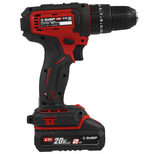 Купить Дрель-шуруповерт Зубр ДШУ-40-21 LMS 20V  9275978. Характеристики, отзывы и цены в Донецке