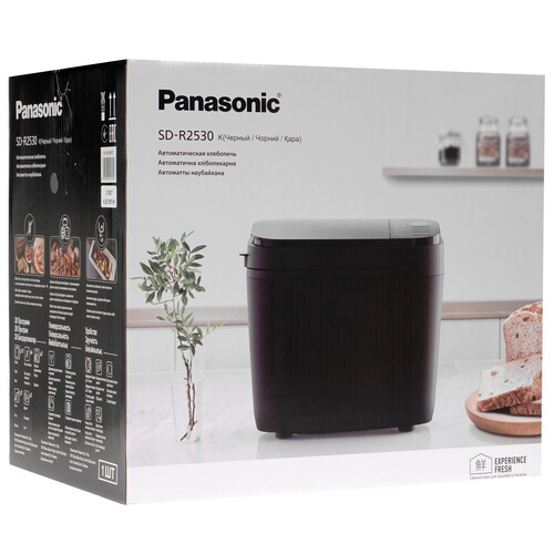 Купить Хлебопечь Panasonic SD-R2530KTS черный  5347166. Характеристики, отзывы и цены в Донецке