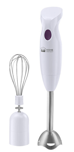 Купить Блендер погружной Home Element HE-KP811A белый  9033658. Характеристики, отзывы и цены в Донецке