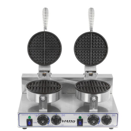 Купить Вафельница Viatto HWB-2 серебристый  9985865. Характеристики, отзывы и цены в Донецке