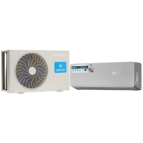 Купить Кондиционер настенный сплит-система DEXP AC-CD9ONF-S серый  9017828. Характеристики, отзывы и цены в Донецке