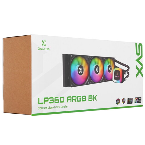 Купить Система охлаждения XASTRA LP360 ARGB черная  5615698. Характеристики, отзывы и цены в Донецке