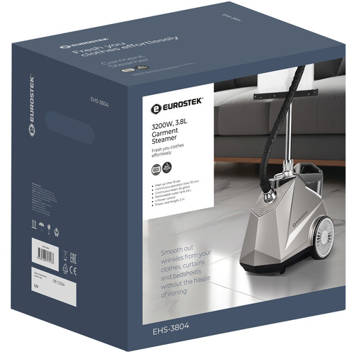 Купить Отпариватель Eurostek EHS-3804 серебристый  9200199. Характеристики, отзывы и цены в Донецке