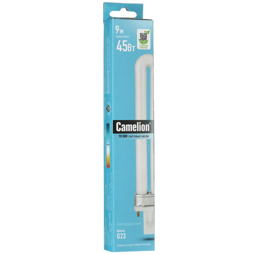 Купить Лампа люминесцентная Camelion G23/U/9w/842  5644331. Характеристики, отзывы и цены в Донецке