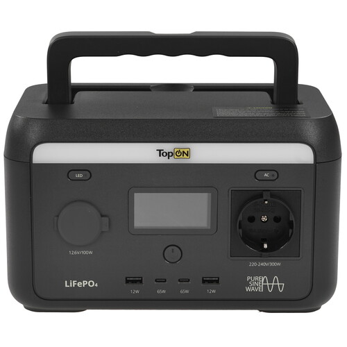 Купить Портативная зарядная станция TopON TOP-H300 серый  9224469. Характеристики, отзывы и цены в Донецке