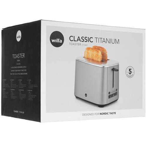 Купить Тостер Wilfa CT-1000 T серебристый  9042408. Характеристики, отзывы и цены в Донецке