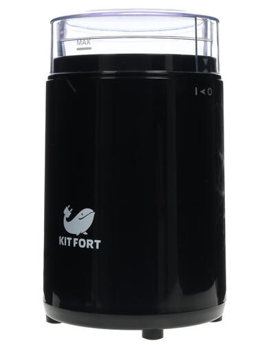 Купить Кофемолка электрическая Kitfort KT-1314 черный  1140130. Характеристики, отзывы и цены в Донецке
