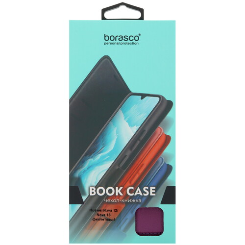 Купить Чехол-книжка  BoraSCO Book Case для HUAWEI nova 12/ 13 фиолетовый  5606663. Характеристики, отзывы и цены в Донецке