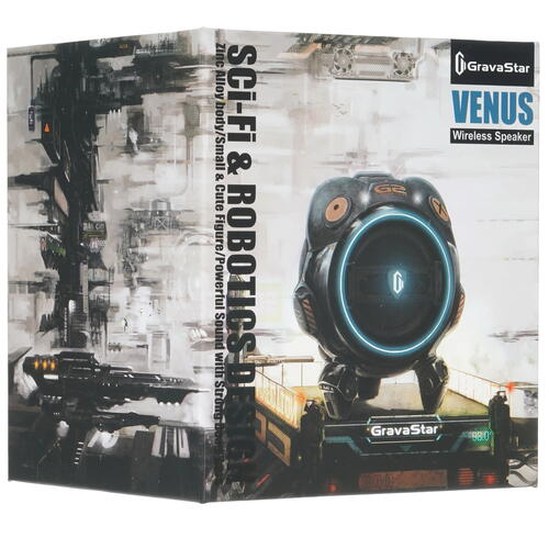 Купить Портативная колонка GravaStar Venus Shadow Black, черный  5076799. Характеристики, отзывы и цены в Донецке
