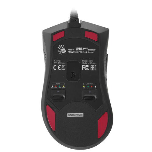 Купить Мышь проводная A4Tech Bloody W90 Pro  черный  4875960. Характеристики, отзывы и цены в Донецке