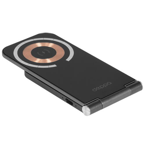 Купить Беспроводное зарядное устройство DEPPA MagSafe Crystal Slim черный  9113521. Характеристики, отзывы и цены в Донецке