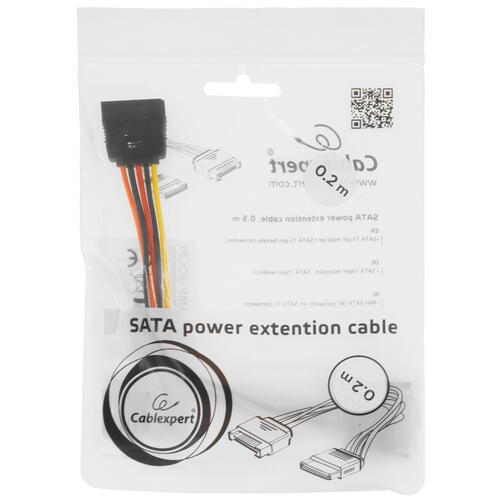Купить Кабель для питания Cablexpert CC-SATAMF-20CM  5452364. Характеристики, отзывы и цены в Донецке