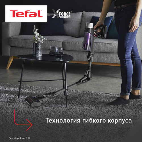 Купить Пылесос  вертикальный  Tefal TY2038WO  черный  5495463. Характеристики, отзывы и цены в Донецке