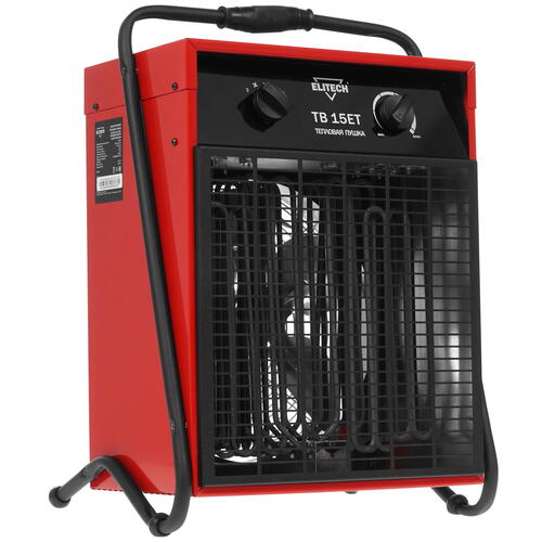Купить Тепловая пушка электрическая Elitech ТВ 15ЕТ  8195546. Характеристики, отзывы и цены в Донецке