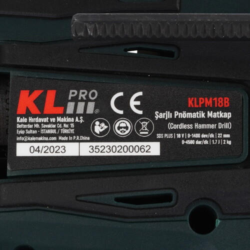 Купить Перфоратор KLPRO KLPM18B-80  9153454. Характеристики, отзывы и цены в Донецке