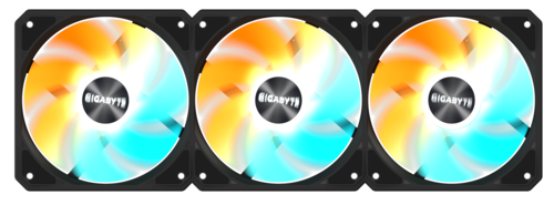 Купить Комплект реверсных вентиляторов Gigabyte EZ CHAIN RVS FAN 120  черный  5620214. Характеристики, отзывы и цены в Донецке