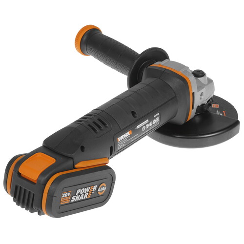 Купить Углошлифовальная машина (УШМ) Worx WX803 PowerShare 20V  8199935. Характеристики, отзывы и цены в Донецке
