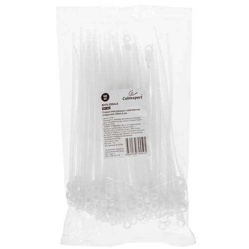 Купить Стяжка Cablexpert NYTH-200x4.8  1643208. Характеристики, отзывы и цены в Донецке