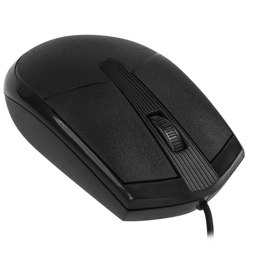 Купить Мышь проводная Perfeo NO NAME-4 [PF_B4903] черный  9225553. Характеристики, отзывы и цены в Донецке