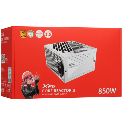 Купить Блок питания ADATA XPG CORE REACTOR II 850 White [COREREACTORII850G-WH] белый  5432452. Характеристики, отзывы и цены в Донецке