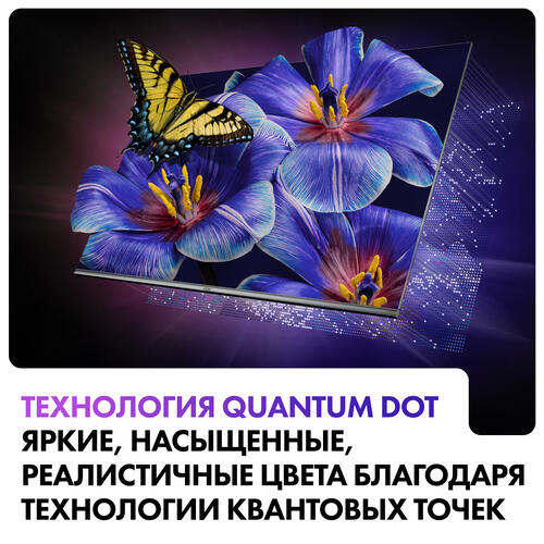 Купить 65" (165 см) Телевизор Haier 65 Smart TV S4 серый  5436691. Характеристики, отзывы и цены в Донецке