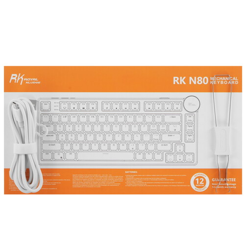 Купить Клавиатура  проводная + беспроводная Royal Kludge RK N80  9173825. Характеристики, отзывы и цены в Донецке