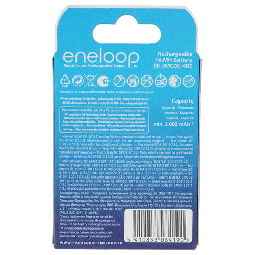 Купить Аккумулятор Panasonic Eneloop 2000 мА*ч  9933623. Характеристики, отзывы и цены в Донецке