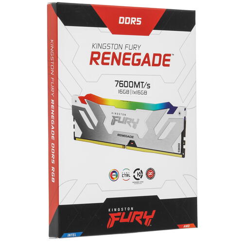 Купить Оперативная память Kingston Fury Renegade White RGB  5436363. Характеристики, отзывы и цены в Донецке