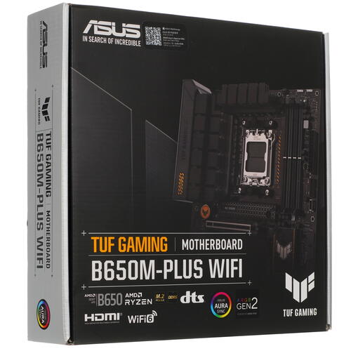 Купить Материнская плата ASUS TUF GAMING B650M-PLUS WIFI  5084595. Характеристики, отзывы и цены в Донецке