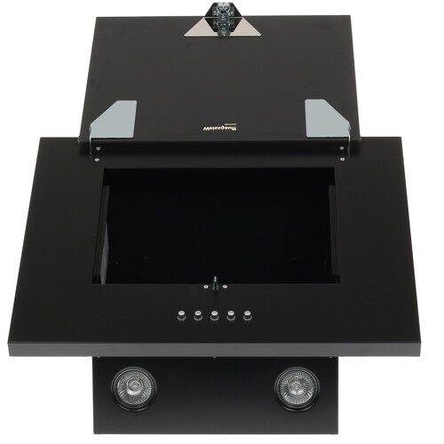 Купить Вытяжка наклонная Weissgauff Gamma 50 PB BL черный/черный  8122554. Характеристики, отзывы и цены в Донецке