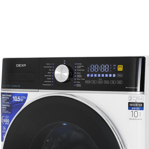 Купить Стиральная машина DEXP WM-F1014DMG/WBSI белый  5427745. Характеристики, отзывы и цены в Донецке