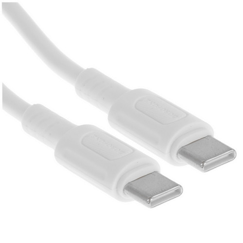 Купить Кабель Borofone USB Type-C - USB Type-C белый  9244440. Характеристики, отзывы и цены в Донецке