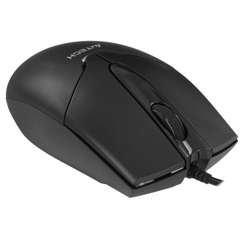 Купить Мышь проводная A4Tech OP-550NU  черный  1032242. Характеристики, отзывы и цены в Донецке