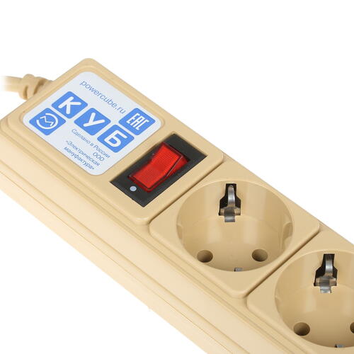 Купить Сетевой фильтр Power Cube SPG-MXTR-12 бежевый  1345602. Характеристики, отзывы и цены в Донецке