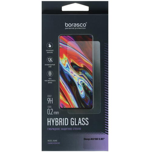 Купить Защитное гибридное стекло BoraSCO для экрана DEXP AS160  4874500. Характеристики, отзывы и цены в Донецке