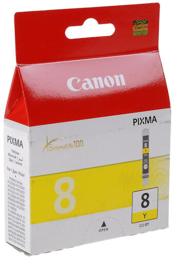 Купить Картридж Canon CLI-8Y желтый  0010283. Характеристики, отзывы и цены в Донецке