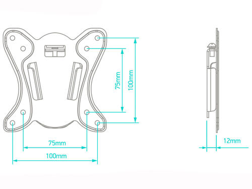 Купить Кронштейн для ТВ ONKRON NN31 черный  4830287. Характеристики, отзывы и цены в Донецке