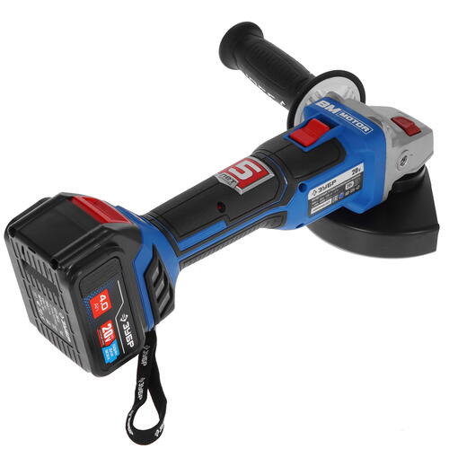 Купить Углошлифовальная машина (УШМ) Зубр Профессионал AB-125-42 20V MAX LITHIUM PRO  5305662. Характеристики, отзывы и цены в Донецке