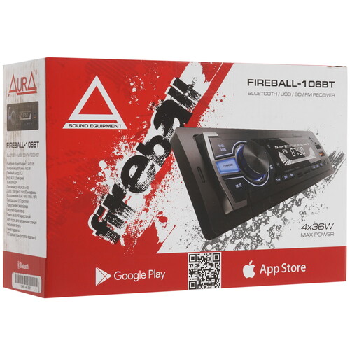Купить Автопроигрыватель AurA FIREBALL-106BT  5608238. Характеристики, отзывы и цены в Донецке