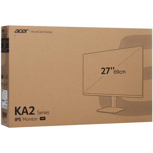 Купить 27" Монитор Acer KA272E0BI черный  5463631. Характеристики, отзывы и цены в Донецке