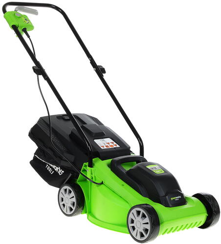 Купить Электрическая газонокосилка GreenWorks GLM1232  1123913. Характеристики, отзывы и цены в Донецке